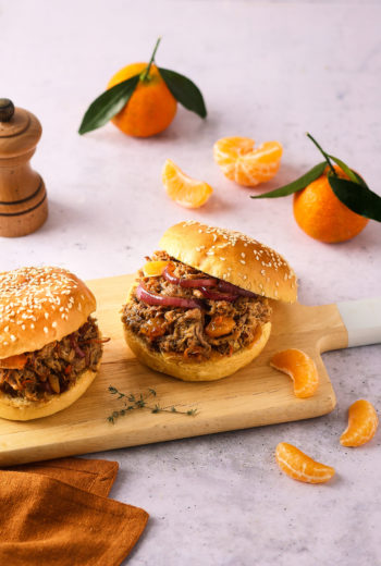 Pulled pork à la Clémentine de Corse